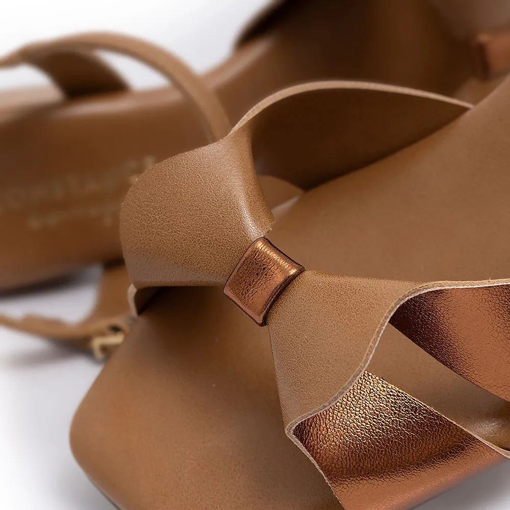 Beige Comfort Bow Sandal