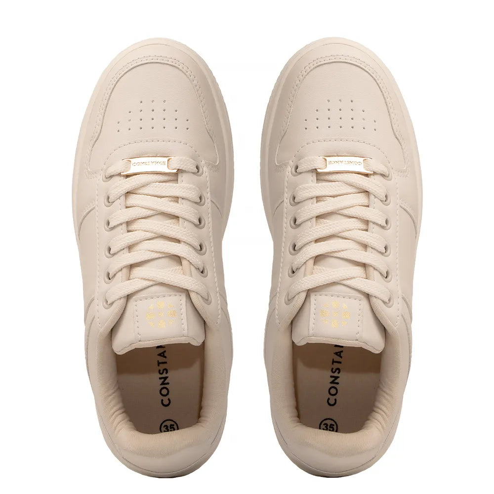 Off White Monochromatic Recortes Sneaker