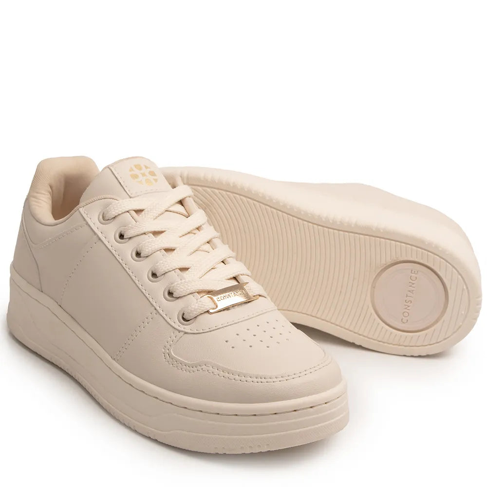 Off White Monochromatic Recortes Sneaker