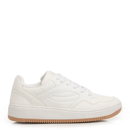 White Panel Sneakers