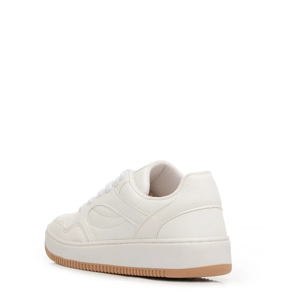 White Panel Sneakers