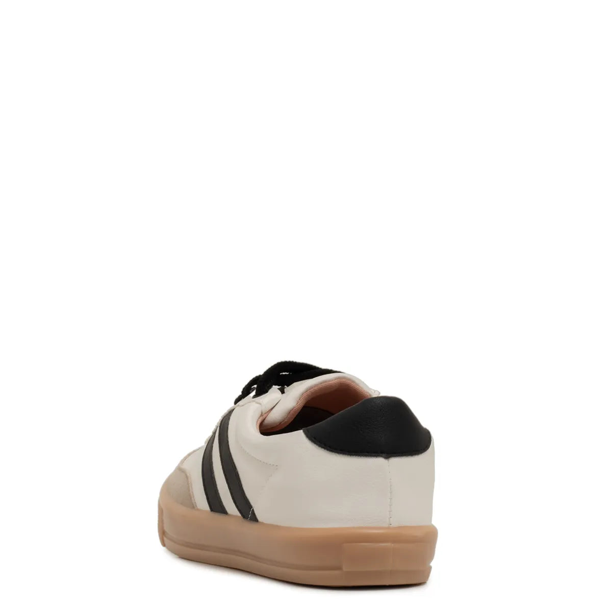 White and Black Comfort Recortes Sneaker