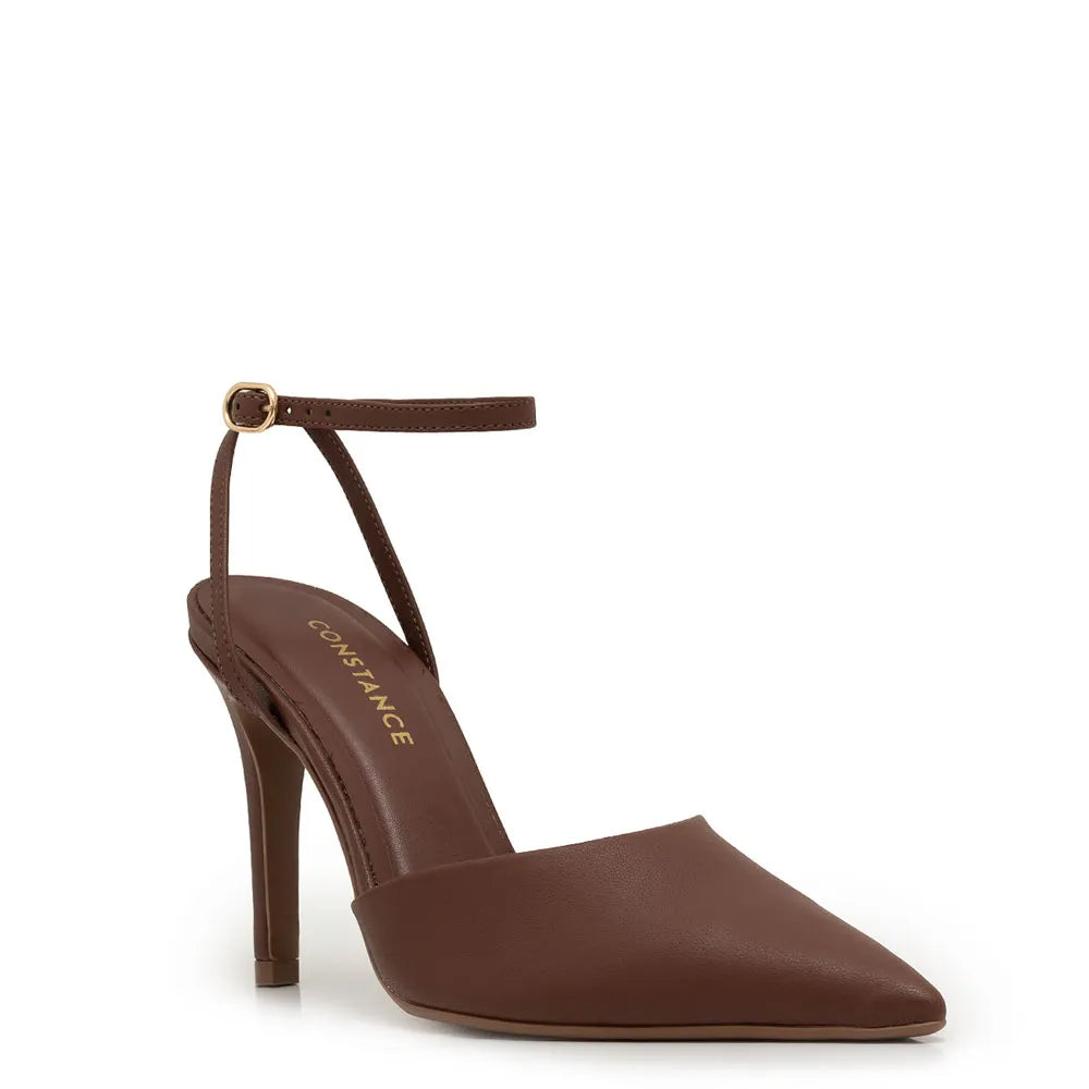 Brown Monochromatic High Heel Pump