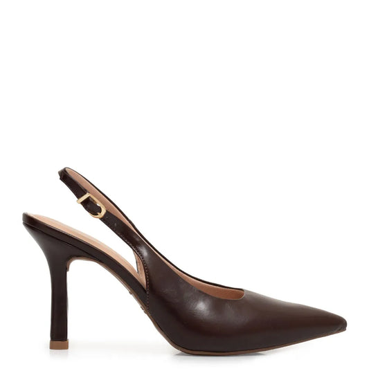 Brown Slingback Pump