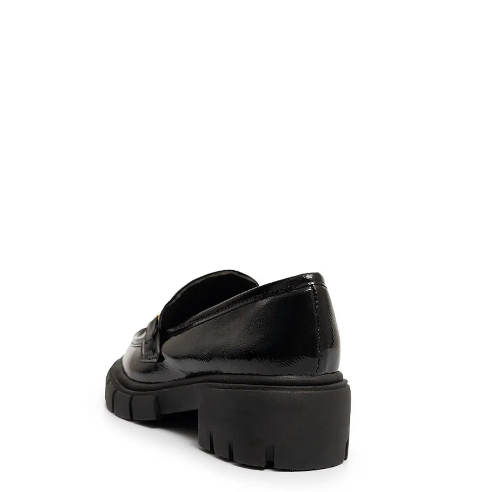 Black Lug Sole Bridão Loafer