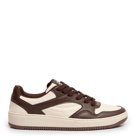 Brown Recortes Sneakers