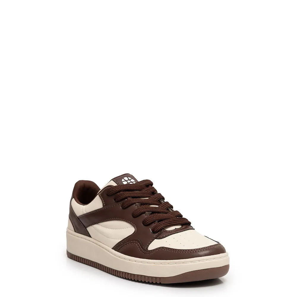 Brown Recortes Sneakers