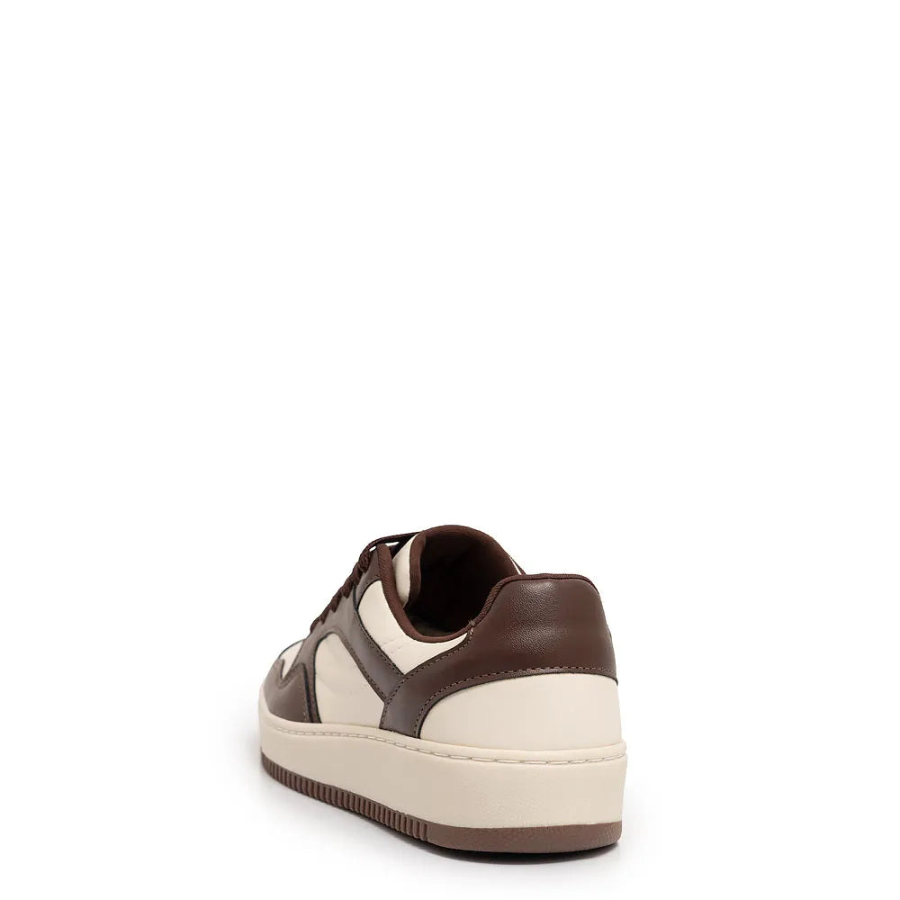 Brown Recortes Sneakers