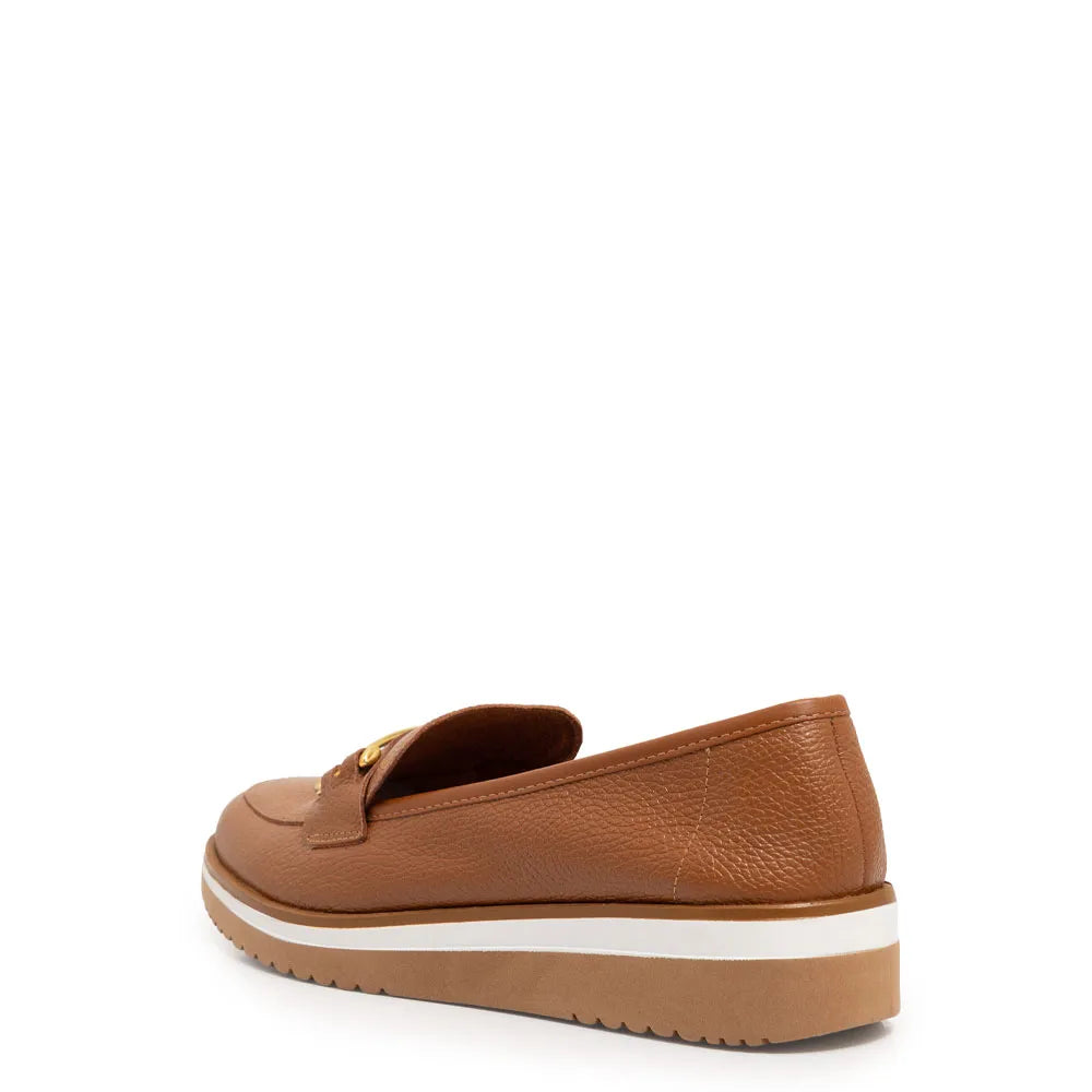 Caramelo Leather Bridão Loafer
