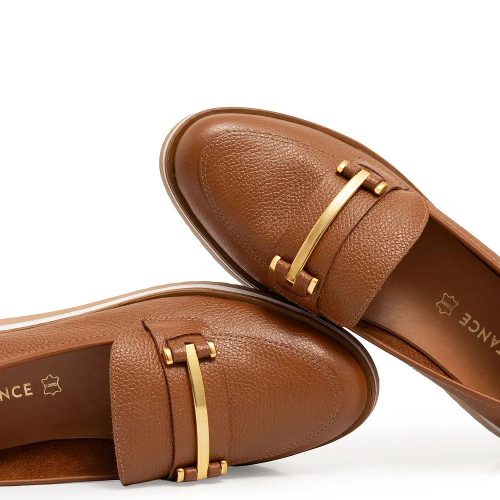 Caramelo Leather Bridão Loafer