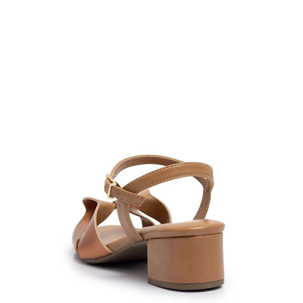 Beige Comfort Bow Sandal