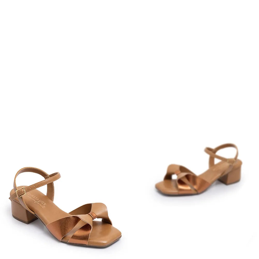 Beige Comfort Bow Sandal