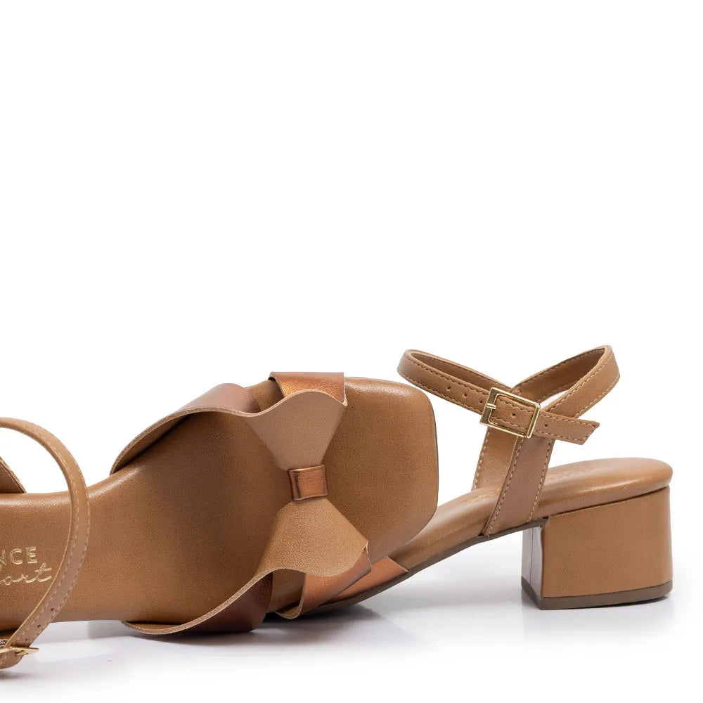 Beige Comfort Bow Sandal